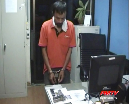 Drunk Thai man admits to brandishing his gun in public.